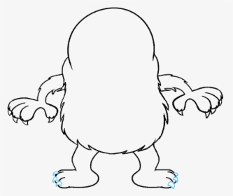 How To Draw Cartoon Monster - Monster Drawing, HD Png Download, Free Download