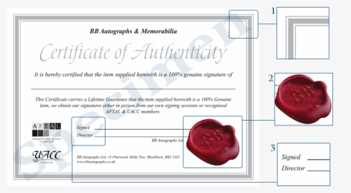 Certificate Of Authenticity Uk, HD Png Download, Free Download