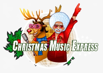 Christmas Xmas Music Express - Cartoon, HD Png Download, Free Download