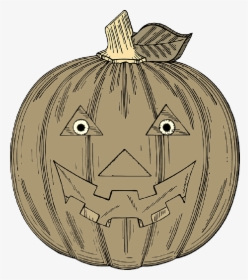 Food, Pumpkin, Faces, Face, Cartoon, Plant, Cute - Free Halloween Clip Art, HD Png Download, Free Download