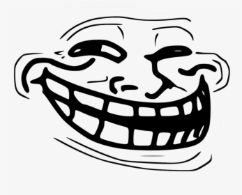 Trollface -aim Right - Laugh Meme Face Png, Transparent Png, Free Download