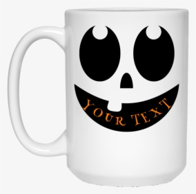 Halloween Pumpkin Face Funny White Mugs Xp8434 11 Oz - Coffee Cup, HD Png Download, Free Download