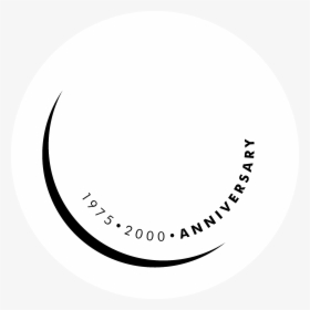 25th Anniversary Logo Black And White - 25th Anniversary, HD Png Download, Free Download