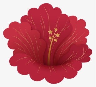 Chinese Flower Clipart Image Red Flower Png Clip Art, Transparent Png, Free Download