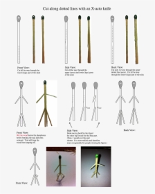 Match Drawing Matchstick - Blade Runner Origami Man, HD Png Download, Free Download