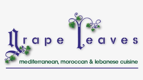 Grape Leaves Mediterranean, Moroccan And Lebanese Cuisine - Graphic Design, HD Png Download, Free Download
