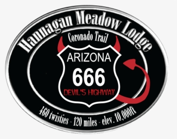 Highway 666 Logo Devil"s Highway - Label, HD Png Download, Free Download