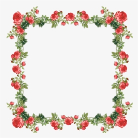 Transparent Chinese Border Png - Flower Garland On Photo Frame, Png Download, Free Download