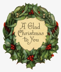 Christmas Wreath Vintage, HD Png Download, Free Download