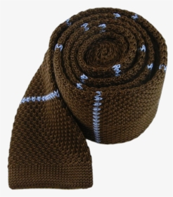 Brown Knit Stripe Tie - Wool, HD Png Download, Free Download