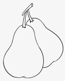 How To Draw Pears - Line Art, HD Png Download, Free Download
