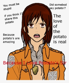 You Must Be Stupid Did Somebod Ay Potato If You Think - Potato, HD Png Download, Free Download