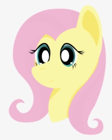 Arswinton, Bust, Cute, Fluttershy, Head, Portrait, - Cartoon, HD Png Download, Free Download