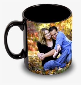 Custom Personalized 15oz Black Ceramic Mug W/ Your - Coffee Mug Printing Png, Transparent Png, Free Download