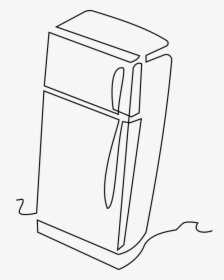 Fridge Clipart Black And White Png, Transparent Png, Free Download
