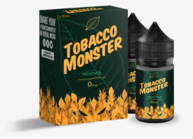 Tobacco Monster - Menthol 2x30ml - Tobacco Monster Menthol, HD Png Download, Free Download