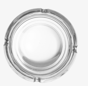 Custom Clear Glass Ashtra - Circle, HD Png Download, Free Download
