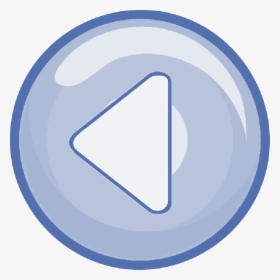 Computer, Left, Blue, Arrow, Button, Round, Buttons - Icon, HD Png Download, Free Download