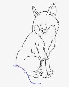 How To Draw Fox - Easy Drawing Fox Sketch, HD Png Download, Free Download