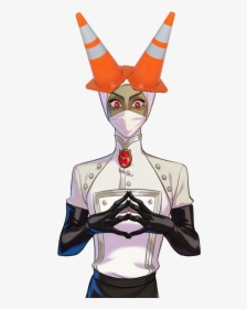 Valdemar Has Traffic Cones Taped To Their Head Under - Arcana Valdemar Cosplay, HD Png Download, Free Download