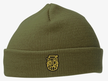 Skull Doodle Green Wharf Beanie - Beanie, HD Png Download, Free Download