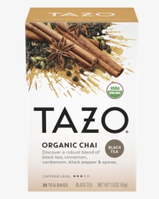 Tazo Organic Chai 20ct - Tazo Tea Bags Organic Peachy Green, HD Png Download, Free Download