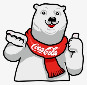 Vector By Vexikku On - Coca Cola Bear Cartoon, HD Png Download, Free Download