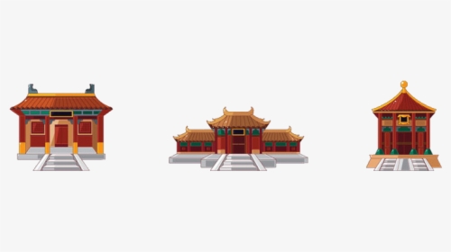 Chinese House Clipart Banner Library Cartoon Stock - Chinese House Icon, HD Png Download, Free Download