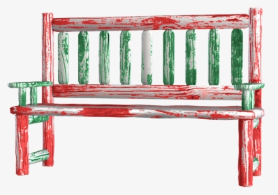 Christmas Bench Clipart - Christmas Bench Png, Transparent Png, Free Download