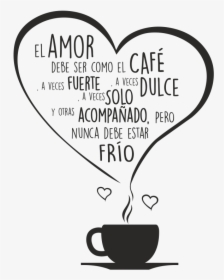 Words Clipart Cafe - Frases De Buenos Dias Con Cafe, HD Png Download, Free Download