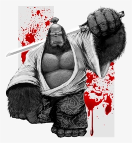 Gorilla Bushido, HD Png Download, Free Download