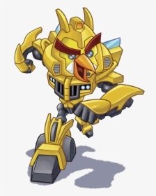 Bumblebee Chuck Running Transparent - Bumblebee Angry Birds Transformers, HD Png Download, Free Download