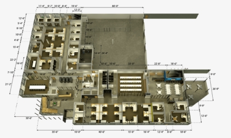 Commercial Building Floor Plans Png - Industrial Floor Plan Design, Transparent Png, Free Download
