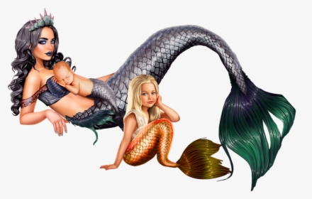 Tube Sirène Enfant Png, Transparent Png, Free Download