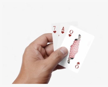 Poker In Hand Mockup, HD Png Download, Free Download