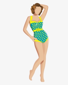Clipart Woman Swimsuit - Panties, HD Png Download, Free Download