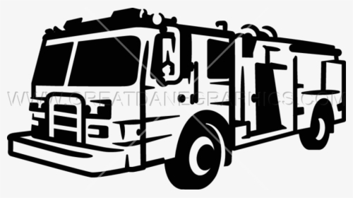 Car And Truck Clipart Png Transparent Fire Truck Clipart - Silhouette Fire Truck Clipart, Png Download, Free Download