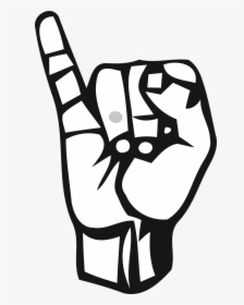 Sign Language I Png, Transparent Png, Free Download