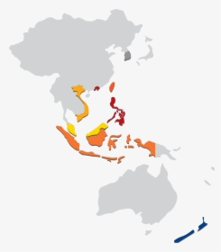 Transparent Vietnam Map Clipart - Transparent Southeast Asia Png, Png Download, Free Download