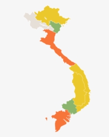 Vietnam Map Provinces, HD Png Download, Free Download