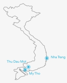 Vietnam Site Map - Map, HD Png Download, Free Download