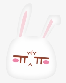 Binky Stickers Messages Sticker-7 - Rabbit, HD Png Download, Free Download