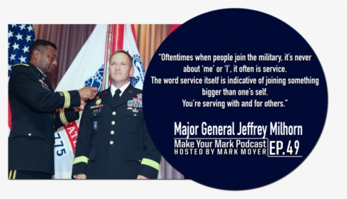 Majorhgeneralquote1-03 - Military Officer, HD Png Download, Free Download