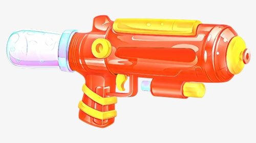 #gun #squirt Gun #water Gun #weapon #orange #yellow - Water Gun, HD Png Download, Free Download