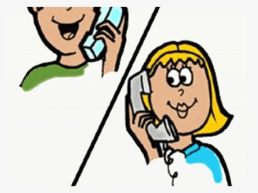 Clipart Calling In The Phone - Calling On The Phone Clipart, HD Png Download, Free Download
