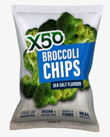 X50 Broccoli Chips Sea Salt, HD Png Download, Free Download