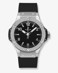 Big Bang Steel Diamonds - Hublot Women's Diamond Watch, HD Png Download, Free Download