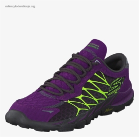 Women"s Skechers Gorun 2 Purple/lime - Cross Training Shoe, HD Png Download, Free Download