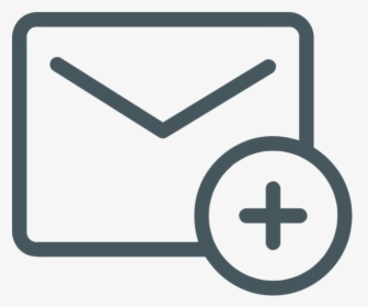 Envelope With Plus Sign - Message Icon, HD Png Download, Free Download