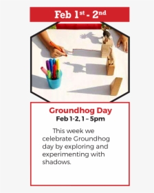 Feb 1-2 Celebrate Groundhog Day - Shadow Activities For Kids, HD Png Download, Free Download